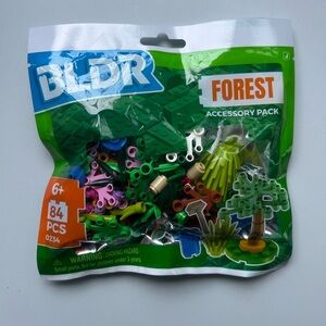 BLDR Forest Pack Accessory Set: Creative Thinking Toy Building Components, ABS
